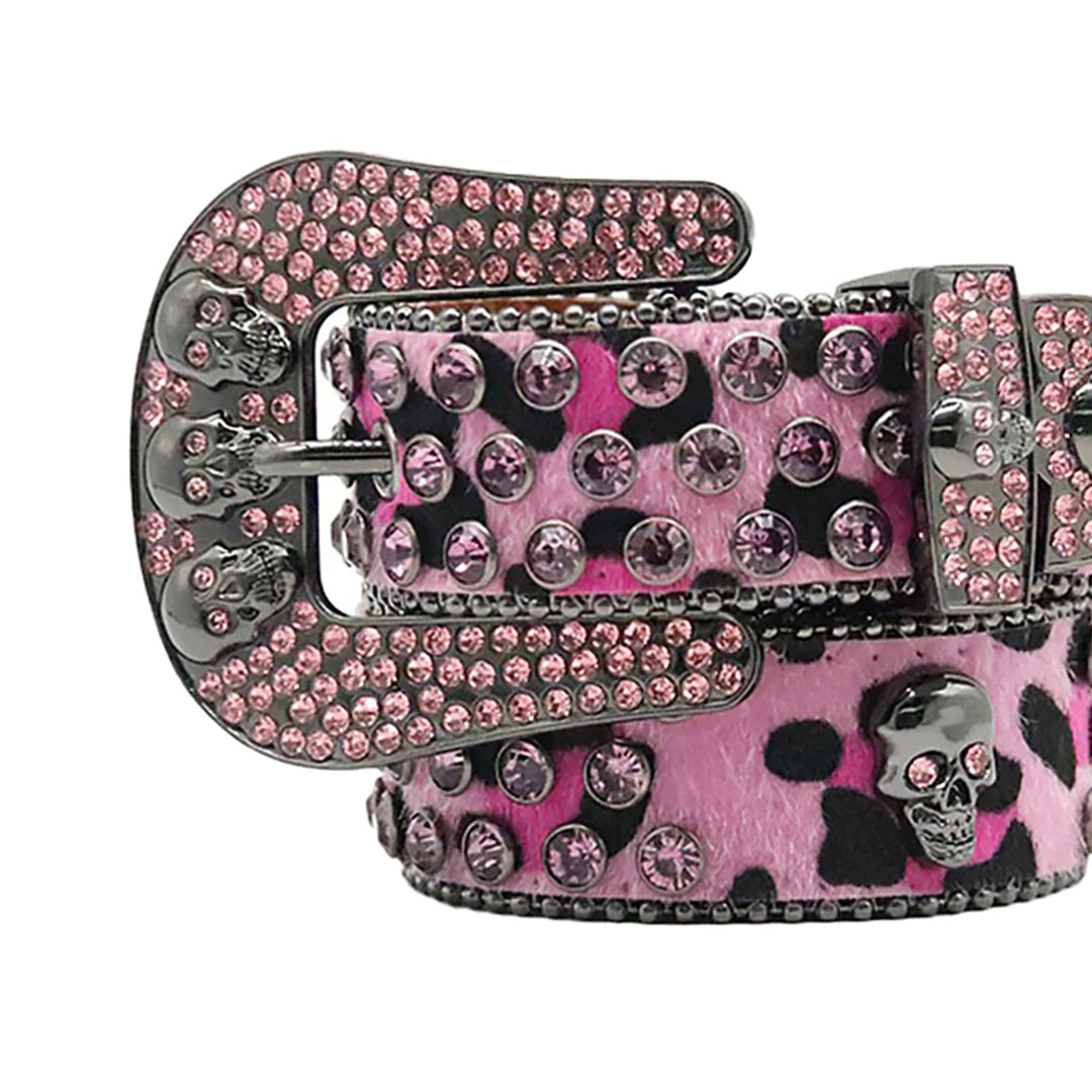 Pink rhinestone belt best sale