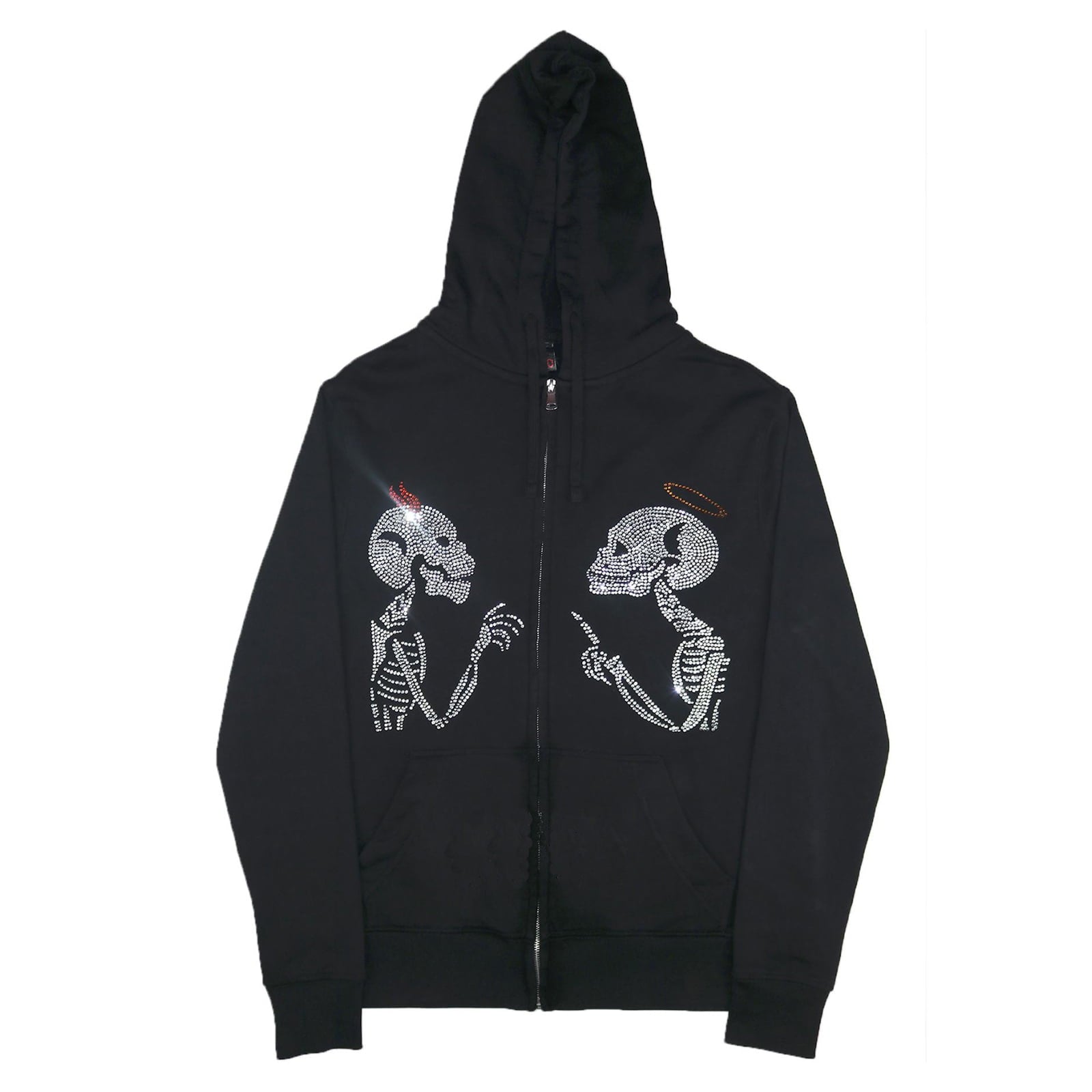 Genuiskids Halloween Sudded Rhinestone Hoodie