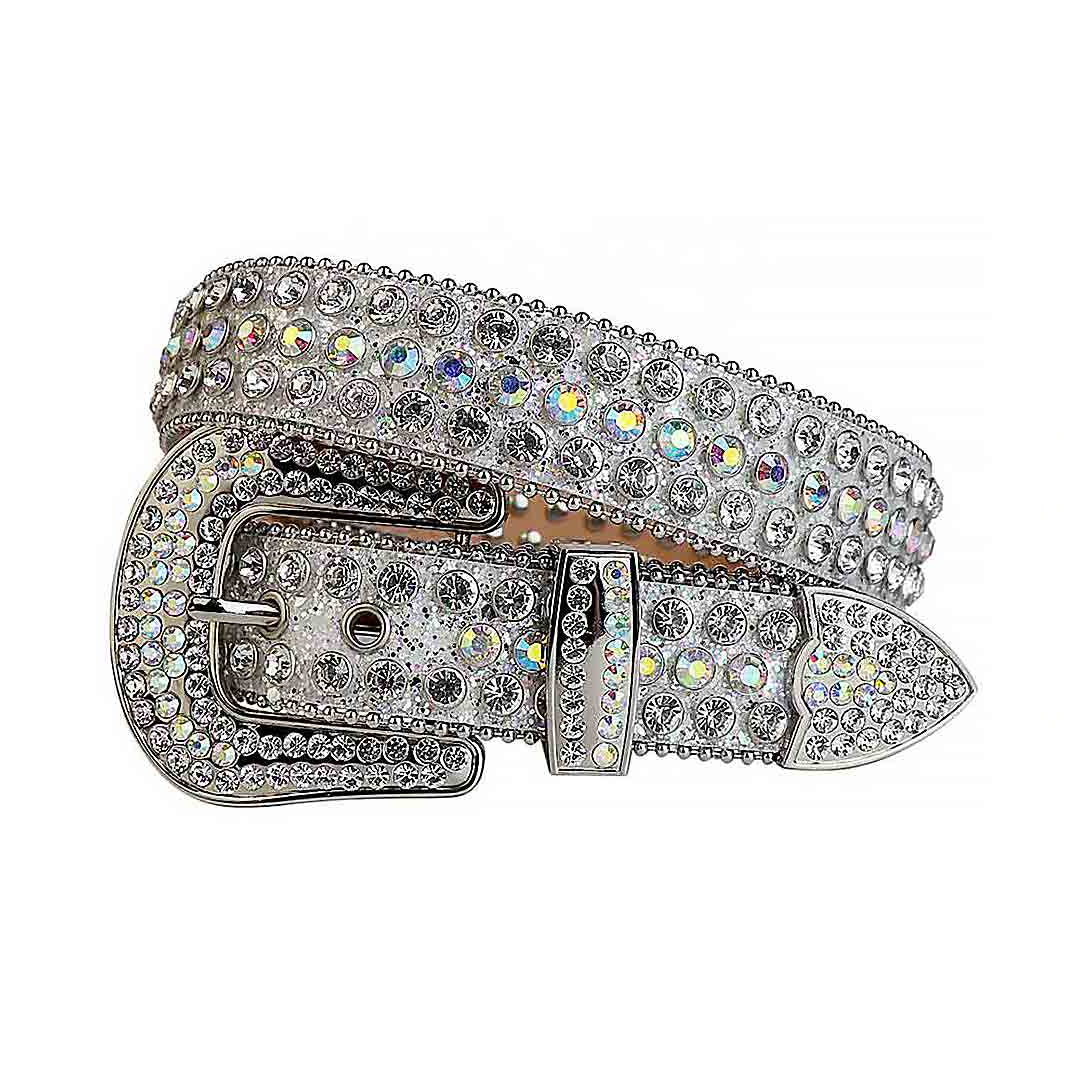 Designer rhinestone belt best sale